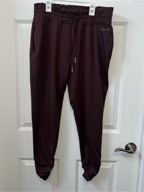 Whitney Simmons Joggers in Chocolate Cherry